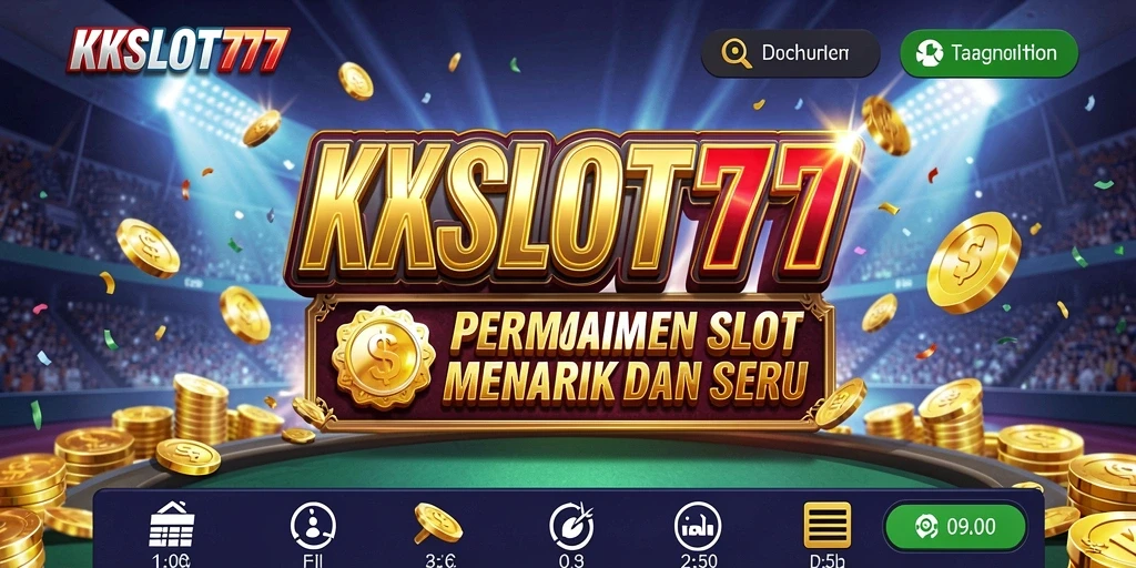 Tampilan gameplay KKSLOT777 yang menarik dan penuh warna.