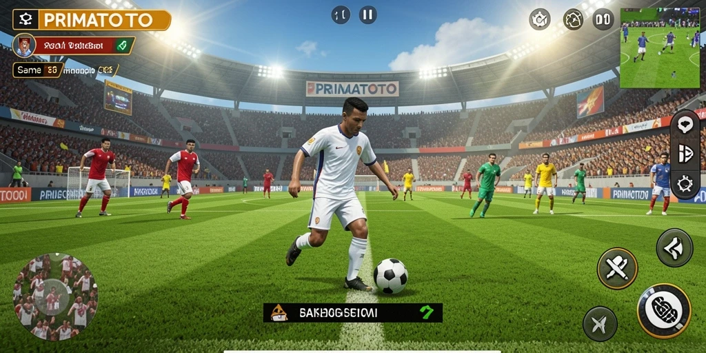 Tampilan gameplay <strong>PRIMATOTO</strong> yang menarik dan dinamis.