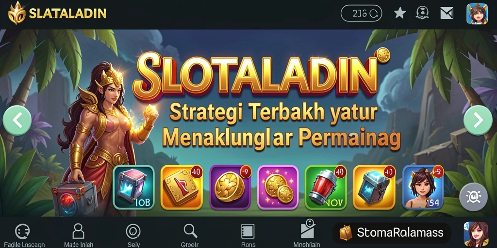 Gambaran gameplay SLOTALADIN yang menegangkan dan strategis.