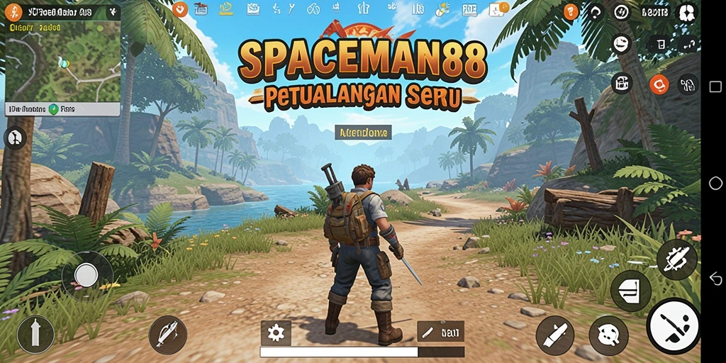 Tampilan indah gameplay SPACEMAN88 saat menjelajahi luar angkasa.